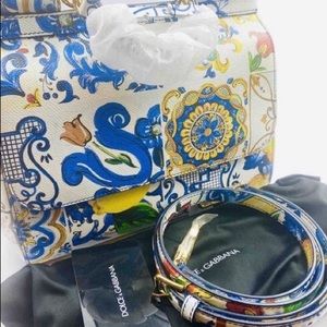 SOLD!! Dolce & Gabbana Majolica medium Sicily bag